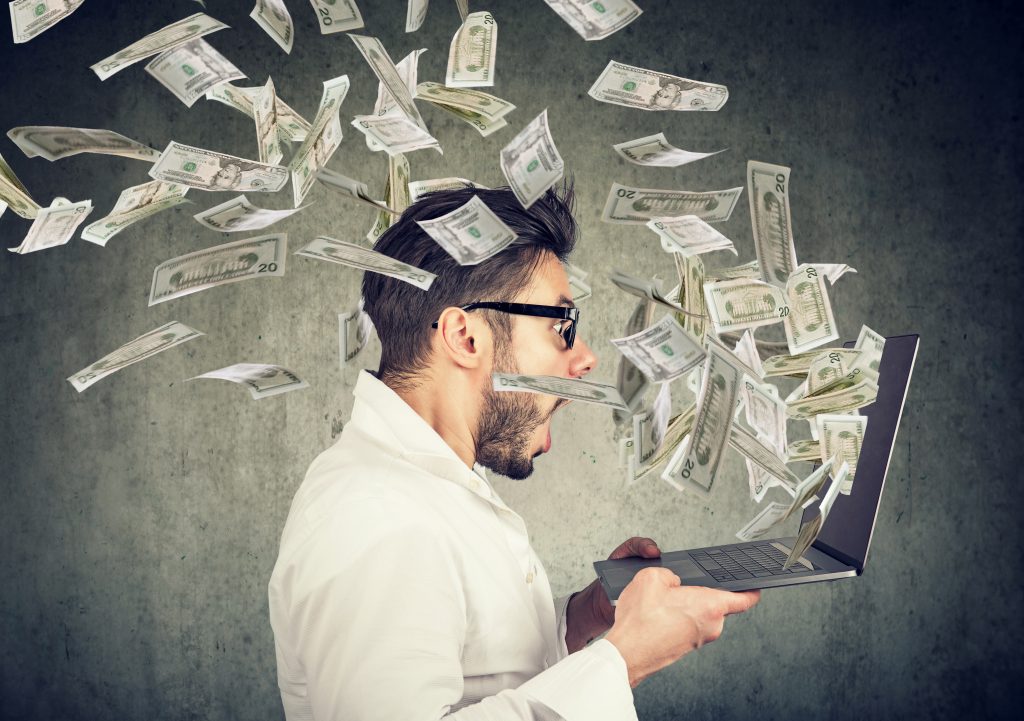 money laptop